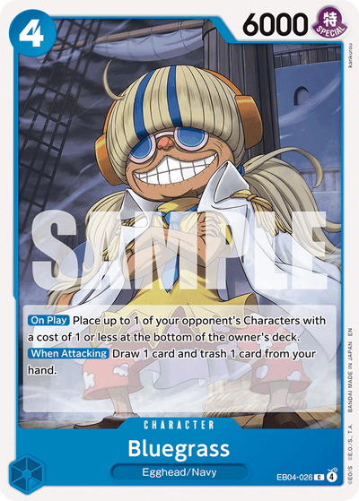 Bluegrass EB04-026 The Azure Sea's Seven One Piece Karte