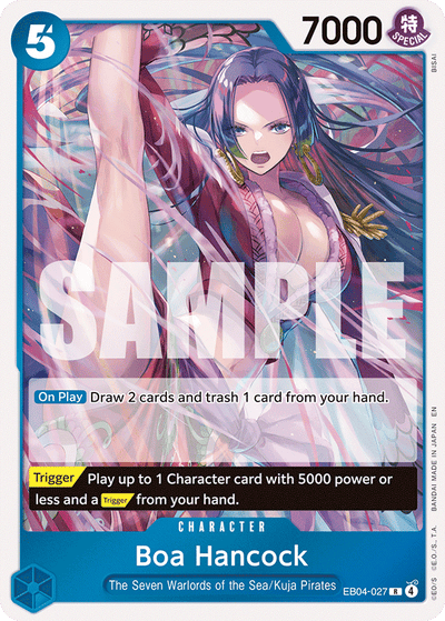 Boa Hancock EB04-027 The Azure Sea's Seven One Piece Karte