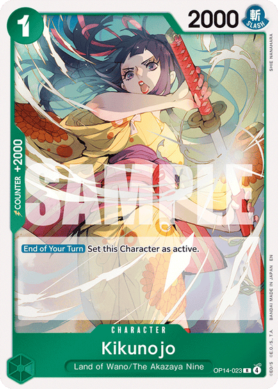 Kikunojo OP14-023 The Azure Sea's Seven One Piece Karte