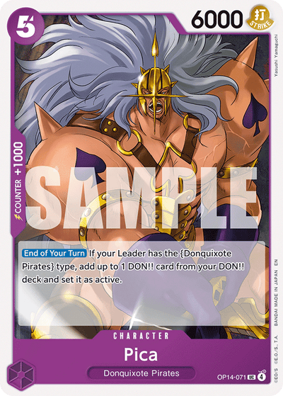 Pica OP14-071 The Azure Sea's Seven One Piece Karte