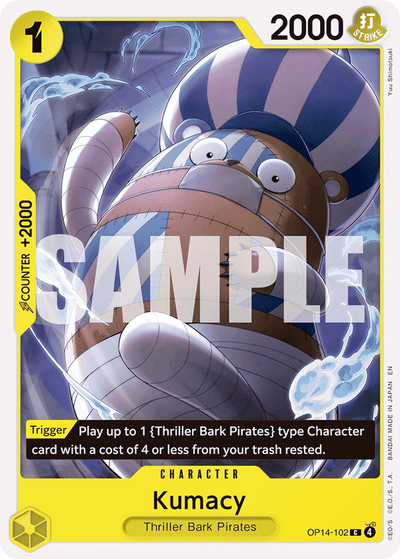 Kumacy OP14-102 The Azure Sea's Seven One Piece Karte