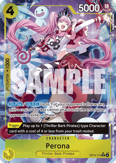 Perona OP14-111 (Parallel 1) The Azure Sea's Seven One Piece Karte