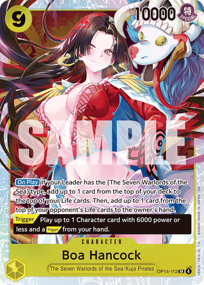 Boa Hancock OP14-112 The Azure Sea's Seven One Piece Karte