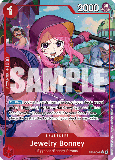 Jewelry Bonney EB04-002 (Parallel 1) Adventure on Kami's Island One Piece Karte