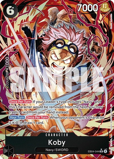 Koby EB04-044 (Parallel 1) Adventure on Kami's Island One Piece Karte