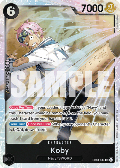 Koby EB04-044 Adventure on Kami's Island One Piece Karte