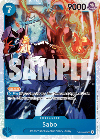 Sabo OP15-046 Adventure on Kami's Island One Piece Karte