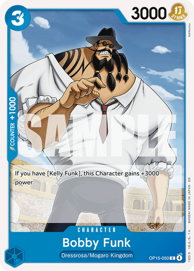 Bobby Funk OP15-050 Adventure on Kami's Island One Piece Karte