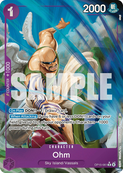 Ohm OP15-061 (Parallel 1) Adventure on Kami's Island One Piece Karte