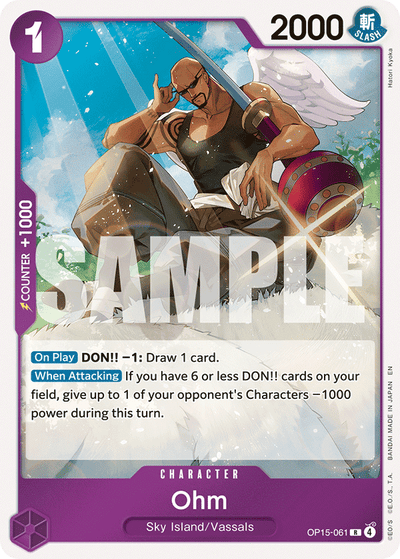 Ohm OP15-061 Adventure on Kami's Island One Piece Karte