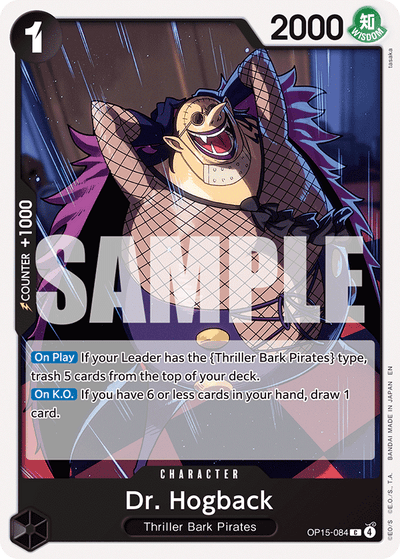 Dr. Hogback OP15-084 Adventure on Kami's Island One Piece Karte