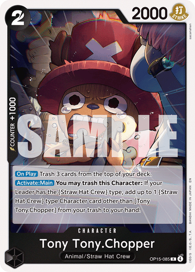 Tony Tony.Chopper OP15-085 Adventure on Kami's Island One Piece Karte