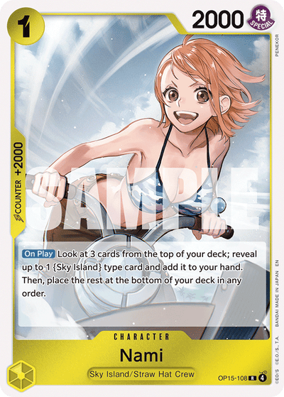 Nami OP15-108 Adventure on Kami's Island One Piece Karte