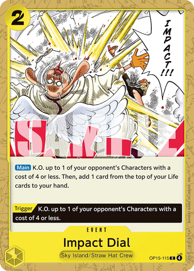 Impact Dial OP15-115 Adventure on Kami's Island One Piece Karte