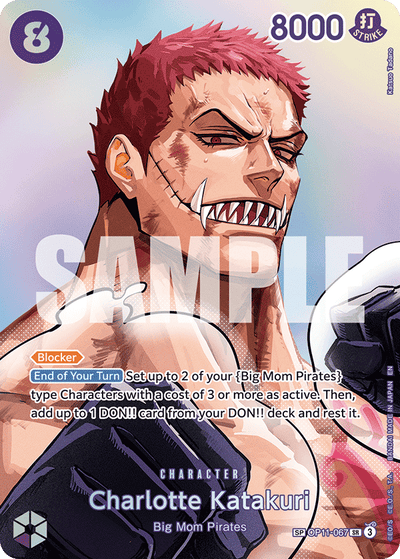 Charlotte Katakuri OP11-067 (Parallel 3) The Time of Battle One Piece Karte