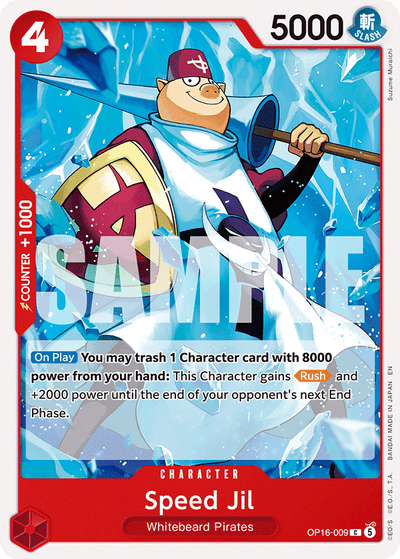 Speed Jil OP16-009 The Time of Battle One Piece Karte