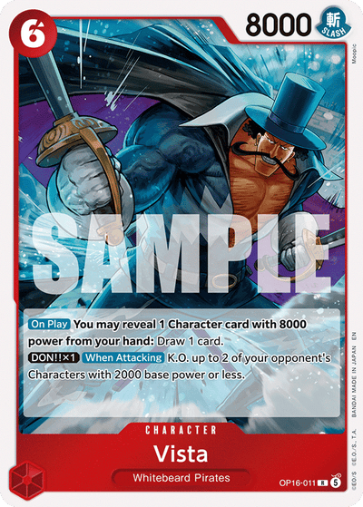 Vista OP16-011 The Time of Battle One Piece Karte