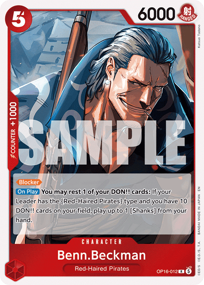 Benn.Beckman OP16-012 The Time of Battle One Piece Karte