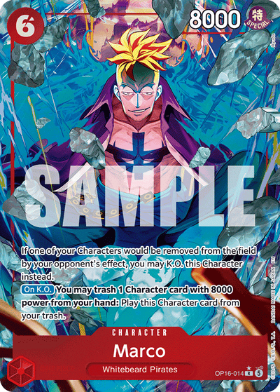Marco OP16-014 (Parallel 1) The Time of Battle One Piece Karte