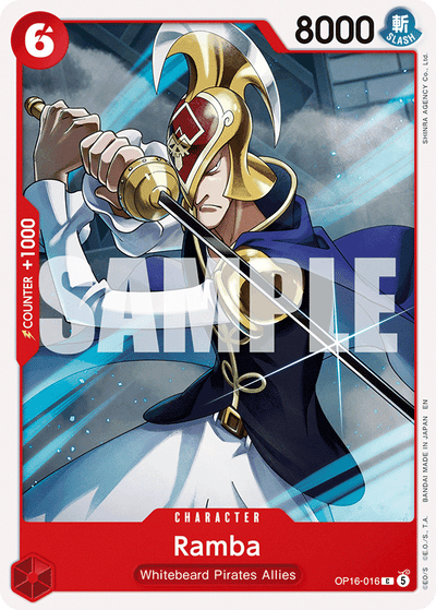 Ramba OP16-016 The Time of Battle One Piece Karte