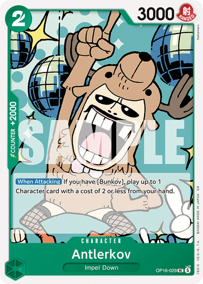 Antlerkov OP16-029 The Time of Battle One Piece Karte