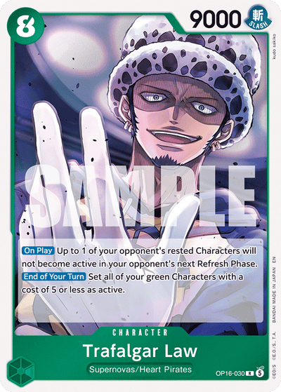 Trafalgar Law OP16-030 The Time of Battle One Piece Karte