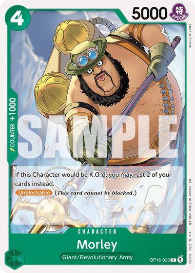 Morley OP16-033 The Time of Battle One Piece Karte