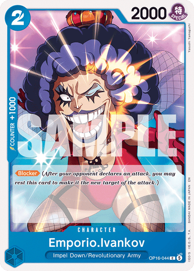 Emporio.Ivankov OP16-044 The Time of Battle One Piece Karte