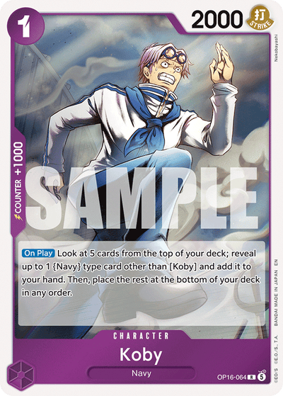 Koby OP16-064 The Time of Battle One Piece Karte