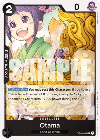Otama OP16-081 The Time of Battle One Piece Karte