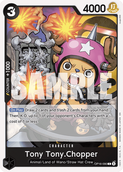 Tony Tony.Chopper OP16-090 The Time of Battle One Piece Karte