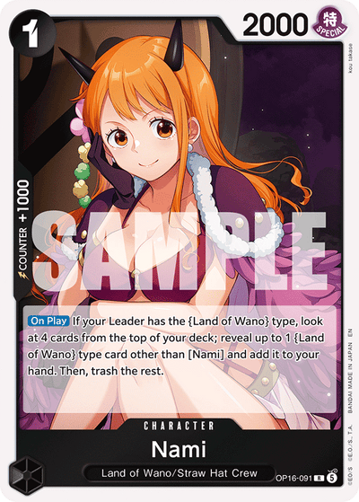 Nami OP16-091 The Time of Battle One Piece Karte