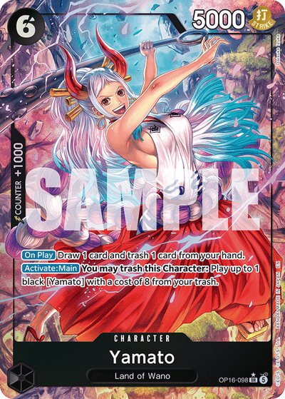 Yamato OP16-098 (Parallel 1) The Time of Battle One Piece Karte