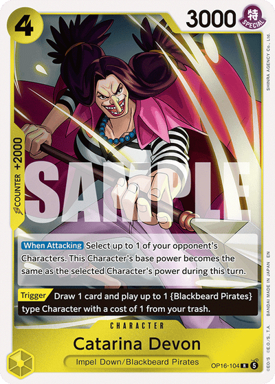 Catarina Devon OP16-104 The Time of Battle One Piece Karte