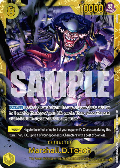 Marshall.D.Teach OP16-119 The Time of Battle One Piece Karte