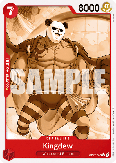 Kingdew OP17-006 (Parallel 1) The World's Strongest Warriors One Piece Karte