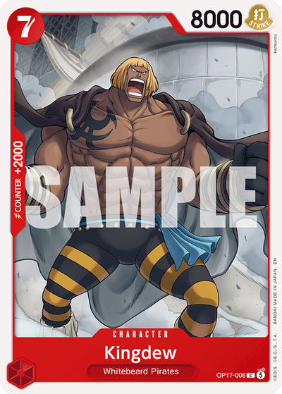 Kingdew OP17-006 The World's Strongest Warriors One Piece Karte