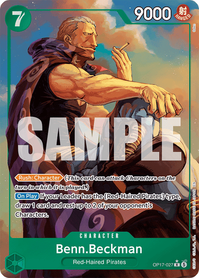 Benn.Beckman OP17-027 (Parallel 1) The World's Strongest Warriors One Piece Karte