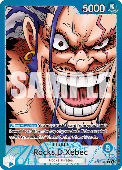 Rocks.D.Xebec OP17-039 (Parallel 1) The World's Strongest Warriors One Piece Karte