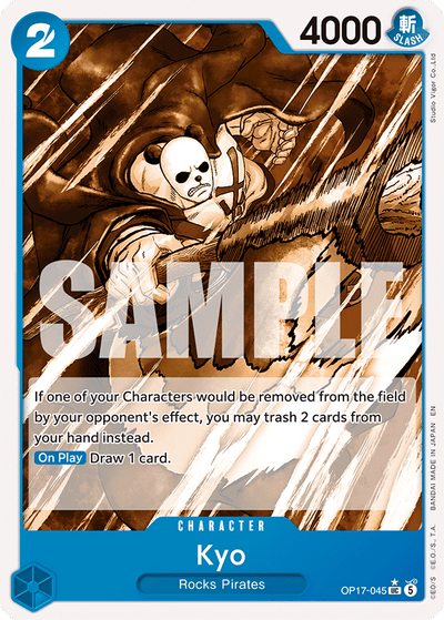Kyo OP17-045 (Parallel 1) The World's Strongest Warriors One Piece Karte