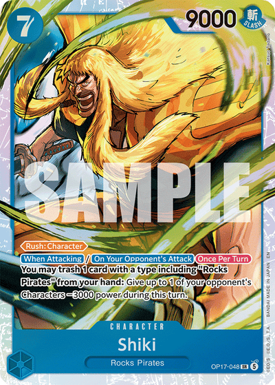 Shiki OP17-048 The World's Strongest Warriors One Piece Karte