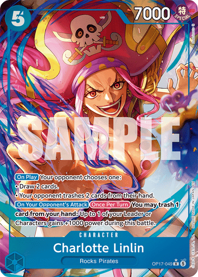 Charlotte Linlin OP17-049 (Parallel 1) The World's Strongest Warriors One Piece Karte