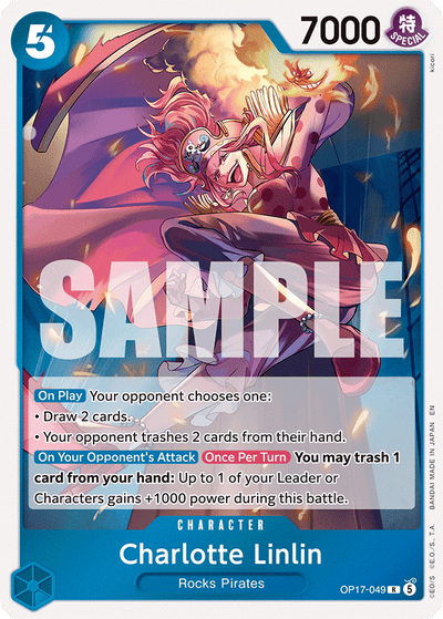 Charlotte Linlin OP17-049 The World's Strongest Warriors One Piece Karte