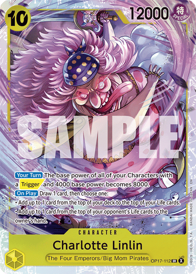 Charlotte Linlin OP17-112 The World's Strongest Warriors One Piece Karte