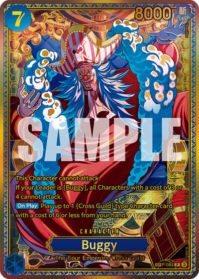 Buggy P-084 (Parallel 1) The World's Strongest Warriors One Piece Karte