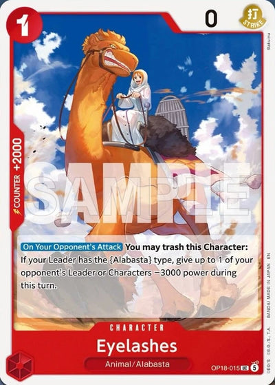 Eyelashes OP18-015 The Dominance of God One Piece Karte