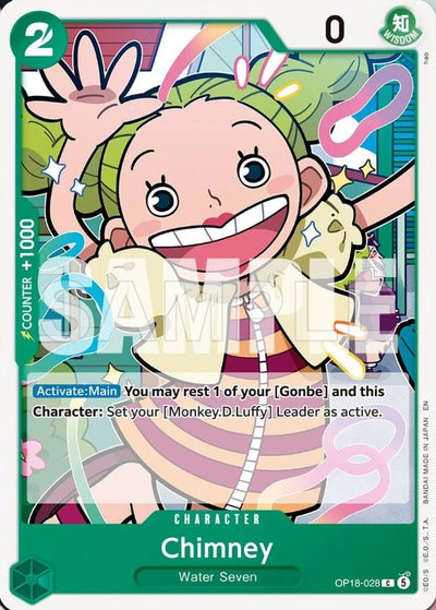 Chimney OP18-028 The Dominance of God One Piece Karte