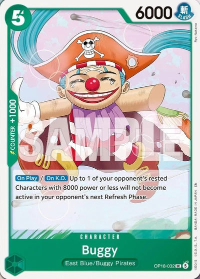 Buggy OP18-032 The Dominance of God One Piece Karte