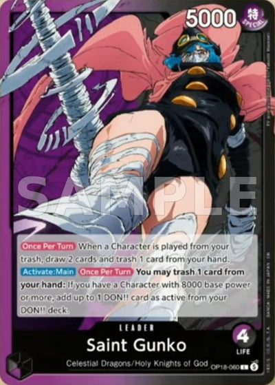 Saint Gunko OP18-060 The Dominance of God One Piece Karte
