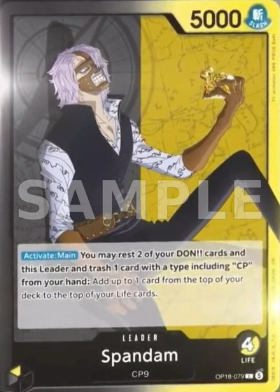 Spandam OP18-079 The Dominance of God One Piece Karte